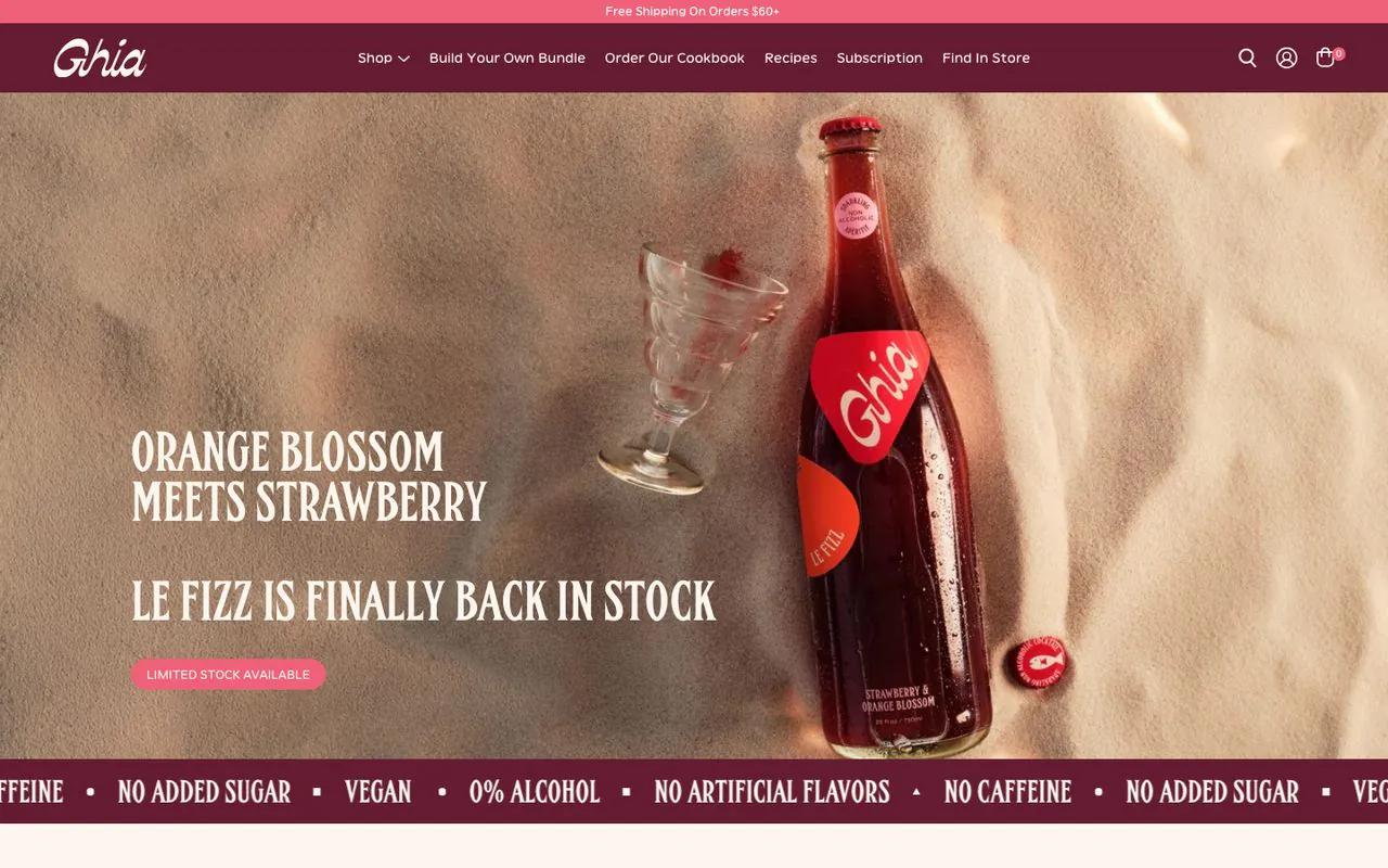 Ghia homepage